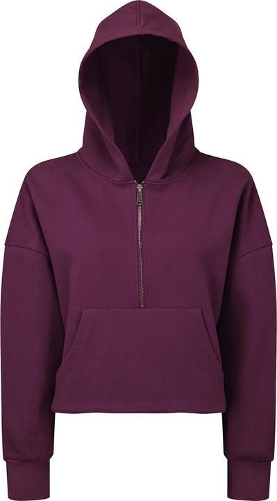 Tri Dri Kapuzenpullover mit halbem Reissverschluss