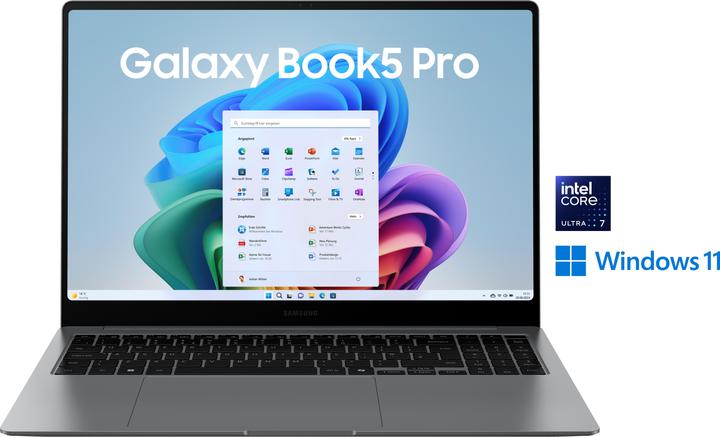 Produktbild Samsung Galaxy Book5 Pro (16", Intel Core Ultra 7 258V, 32 GB, 1000 GB, DE)