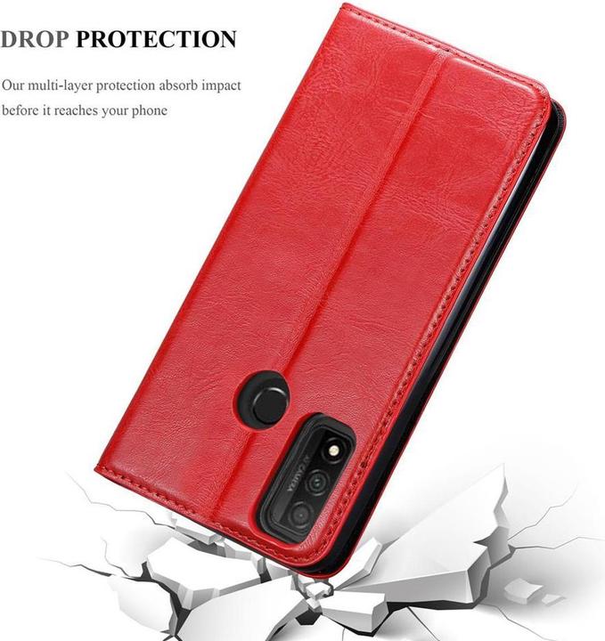 Actual product image Cadorabo Book Invisible Magnet Cover (Huawei P Smart (2020))