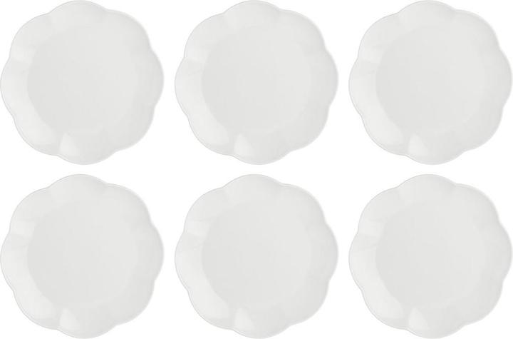 Produktbild La Porcellana Bianca Set mit 6 Villadeifiori Speisetellern - Weiss 26 cm (6 Stück)