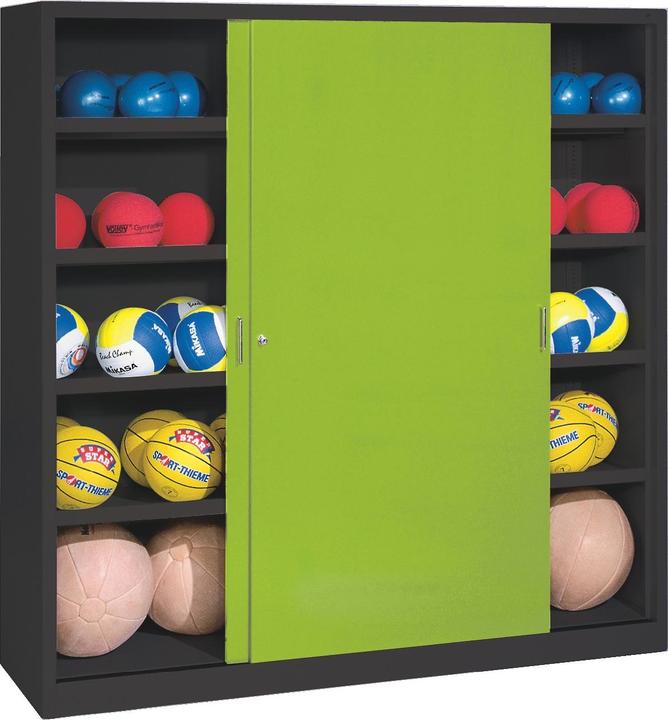 Produktbild C+P Ballschrank (HxBxT: 195x190x60 cm, mit Vollblech-Schiebetüren, Typ 4)