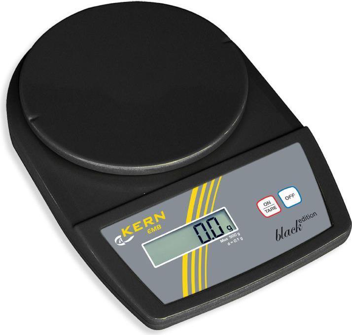 Productafbeelding Kern Schoolweegschaal Black Edition / 0,1 g  500 g EMB 500-1