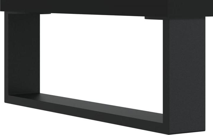 Produktbild VidaXL Plattenschrank Schwarz 85x38x48 cm Holzwerkstoff, Farbe