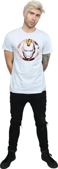 Actual product image Iron Man Unisex Adult Montage T-Shirt (XXL)