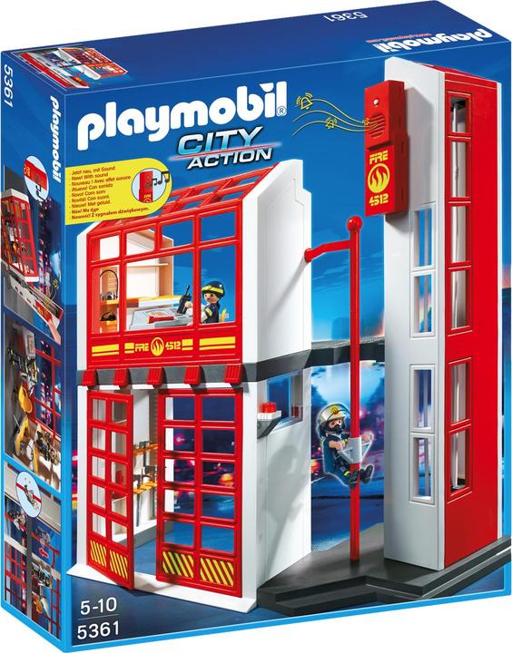 Image du produit Playmobil Caserne de pompiers (5361)