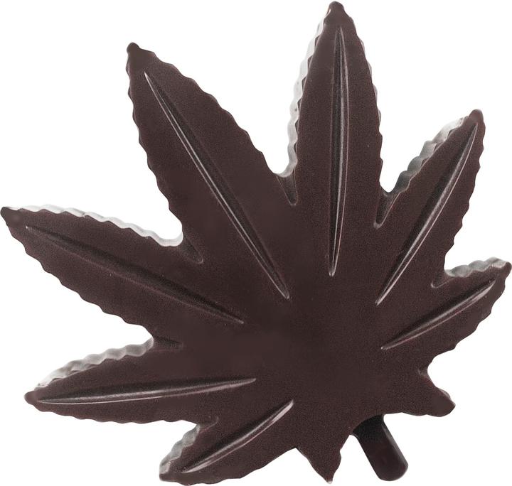 Actual product image Ibili Silicone moulds hemp motif chocolates 10.5x21x2.5 cm Mould for making hemp chocolate