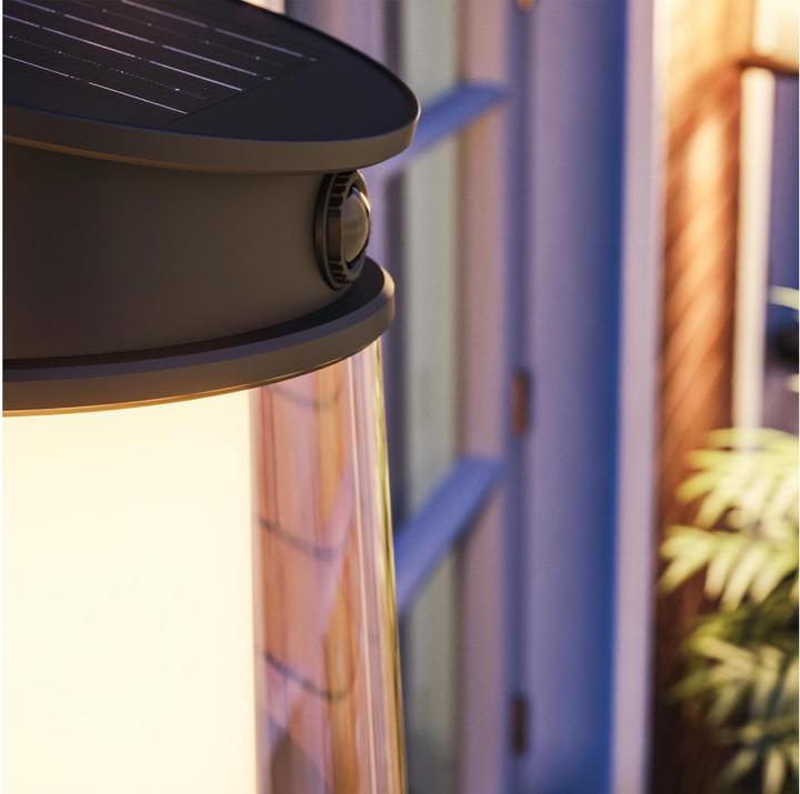 Image du produit Philips Lighting Juda 929004633201 Solar-Aussenwandleuchte 3.2 W Warmweiss Schwa (470 lm, IP44)