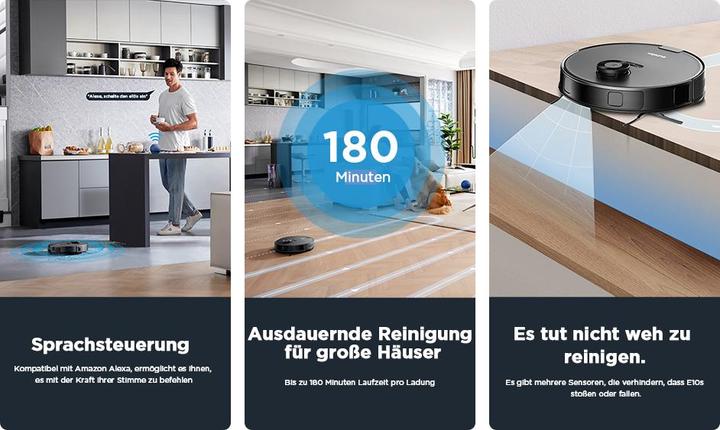 Produktbild Eureka E10s (Saugwischroboter)