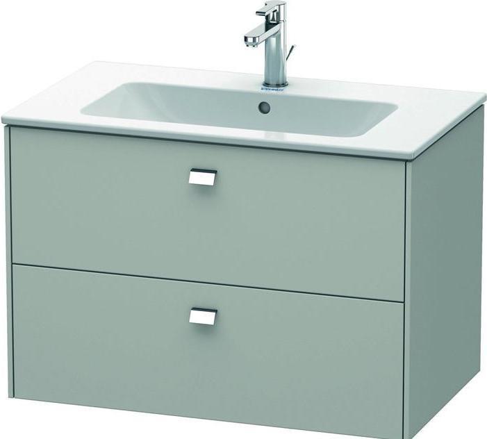 Duravit Waschtischunterbau BRIOSO Griffe chr 553x820x479mm betongrau matt (82 x 55.5 x 48 cm)