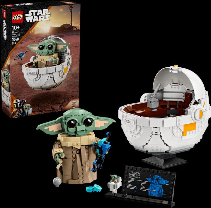 Produktbild LEGO Grogu in seiner Repulsorwiege (75403, LEGO Star Wars)