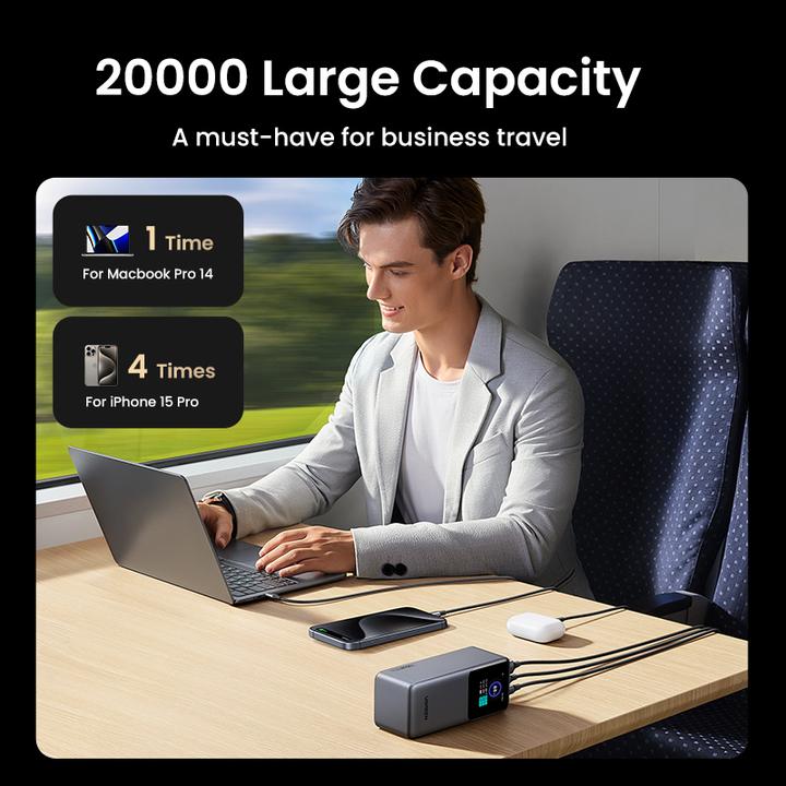 Image du produit Ugreen Nexode (20000 mAh, 130 W, 72 Wh)