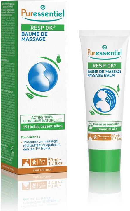 Produktbild Puressentiel Massagebalsam Resp'OK mit 19 ätherischen Ölen 19 äth Öl Bals (50 ml)