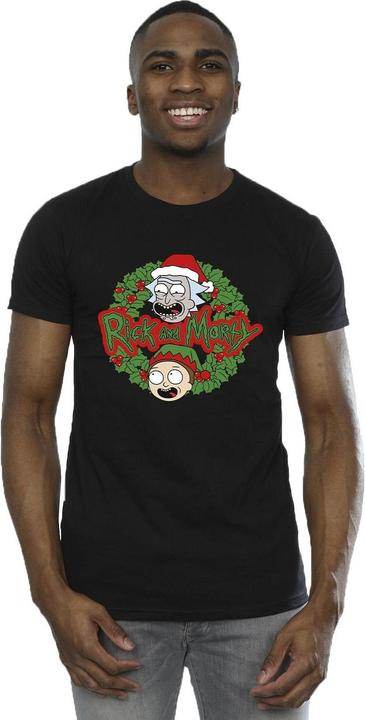 Produktbild Rick And Morty Christmas Wreath TShirt (XXL)