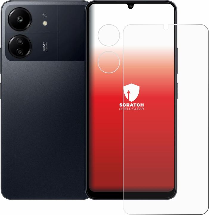 Immagine prodotto upscreen Protezione dello schermo Scratch Shield (1 Pezzo/i, Xiaomi Poco C65)