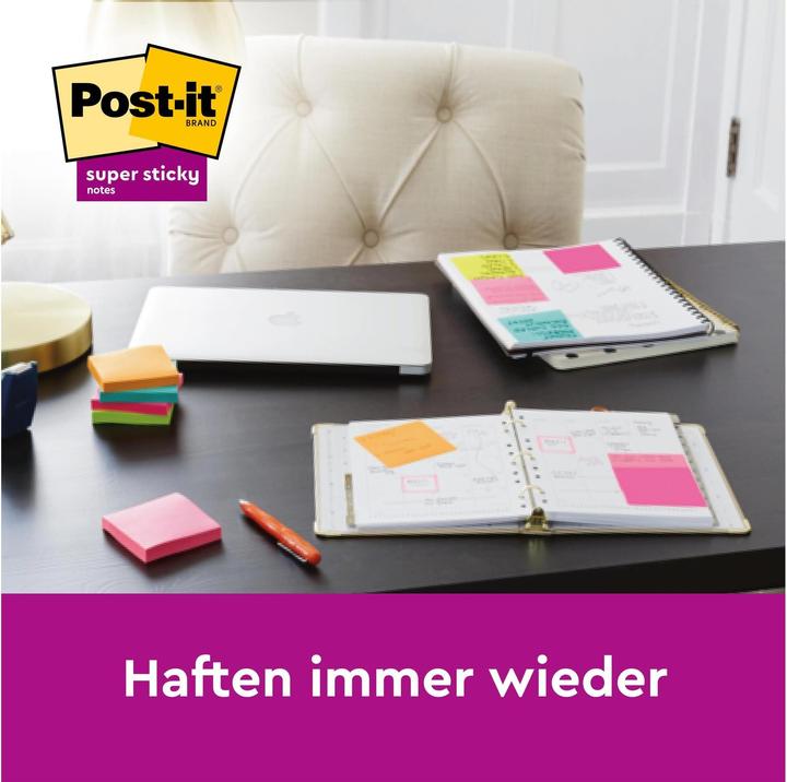 Produktbild Post-it Super Sticky Z-Notes 20 + 4 (9 x 9 x 25 cm)
