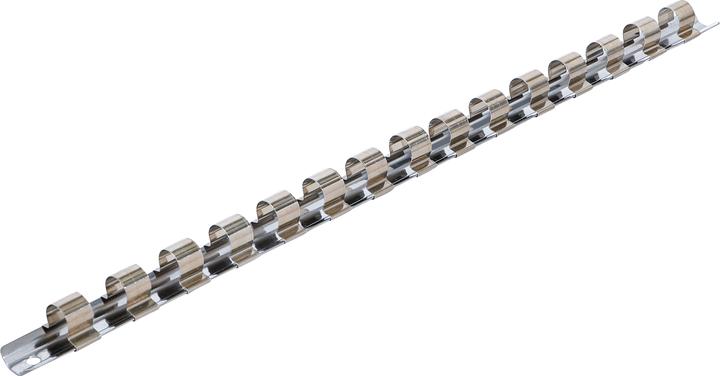 Immagine prodotto BGS Binario a clip da 12,5 mm (1/2") con 15 clip (2540) (12,5 mm)