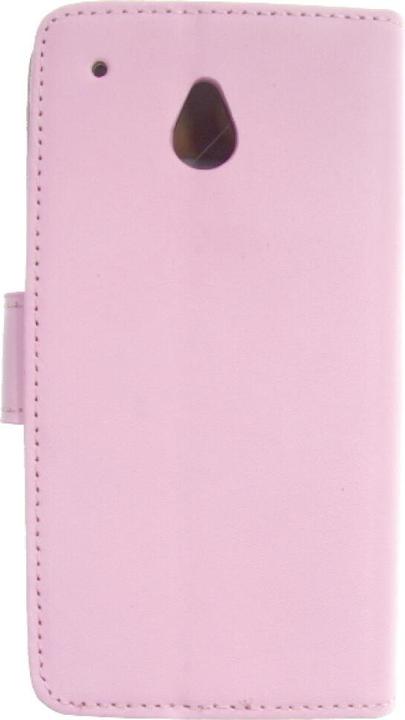 Actual product image OEM Slim Leather Book Case for HTC M4 mini - pink 4250710542529 (HTC One Mini)