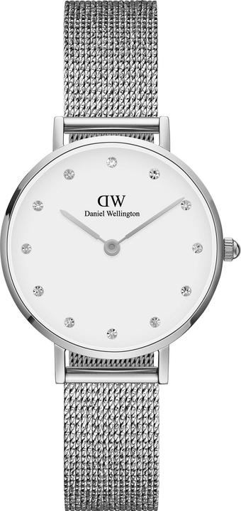 Daniel Wellington Classic Petite Lumine Pressed Sterling (Montre analogique, 28 mm)