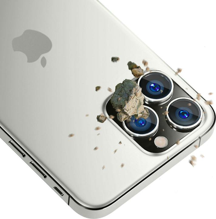 Immagine prodotto 3MK iPhone 14 Pro/14 Pro Max - Protezione lente Pro Argento (1 Pezzo/i, Apple iPhone 14 Pro, Apple iPhone 14 Pro Max)