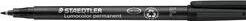 Actual product image Staedtler Lumocolor Folienstifte (Black, 0.60 mm, 10 x)