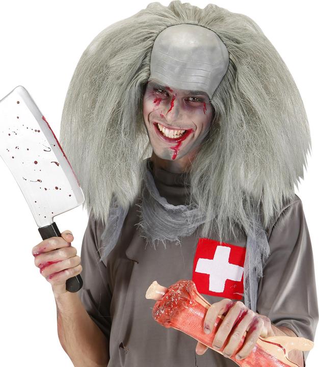 Produktbild Widmann Zombie Perücke Halbglatze Haar