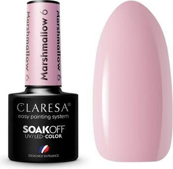 Claresa Marshmallow UV-Nagellack 5ml - 6er-Pack (Rosa, Farblack)