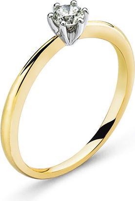 Produktbild Natsumi Schmuck Diamantring Gelbgold 18K/750 0.25 ct H si (57, 750/18 K Gold)
