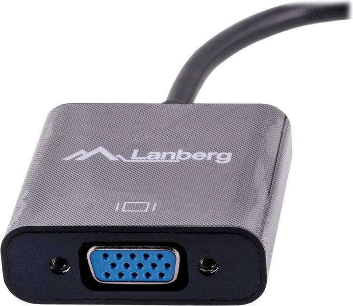 Produktbild Lanberg AD-0006-BK adapter mini (Mini DP, VGA, 20 cm)