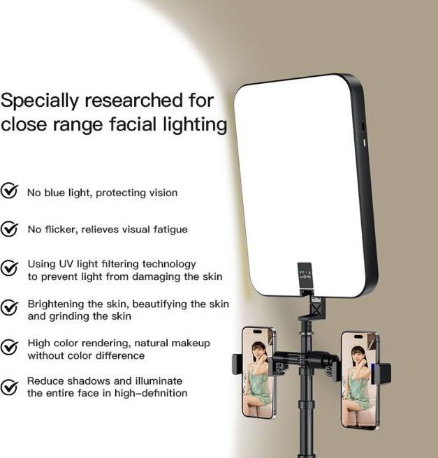 Produktbild Old Shark Faltbares 14 Zoll LED Video Beleuchtung Foto Selfie Licht Kit mit Tripod (Videoleuchte)