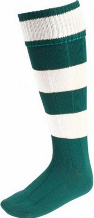 White, bottle-green