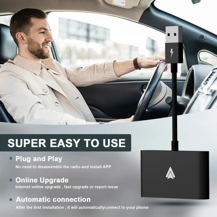 Actual product image PowerGuard Android Auto Wireless Adapter for Android Smartphones & Cars
