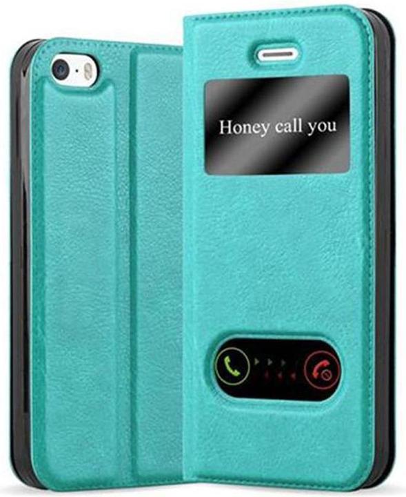 Produktbild Cadorabo Book mit View Doppelfenster Cover (Apple iPhone 5)