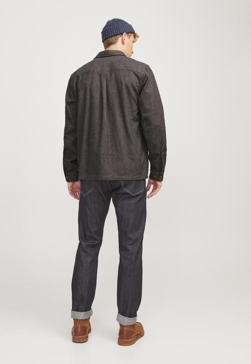 Actual product image Jack & Jones Jprraymond Melange Solid Ls Overshirt Sn (XS)