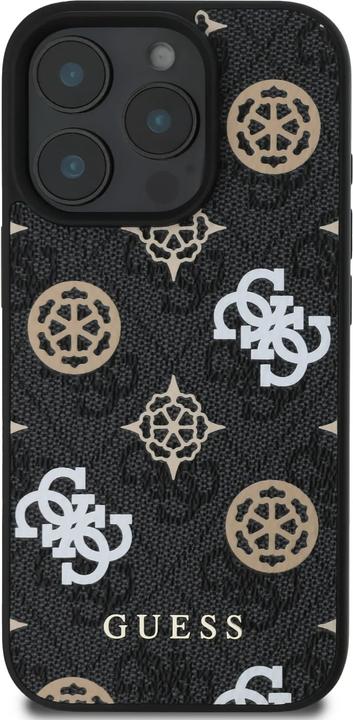 Immagine prodotto Guess Custodia rigida in PU 4G Design con Peonia (Apple iPhone 16 Pro Max)