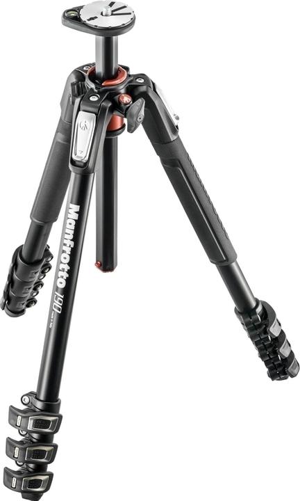 Immagine prodotto Manfrotto 190 ALU 4 SEC KIT Testa a sfera (Metallo)