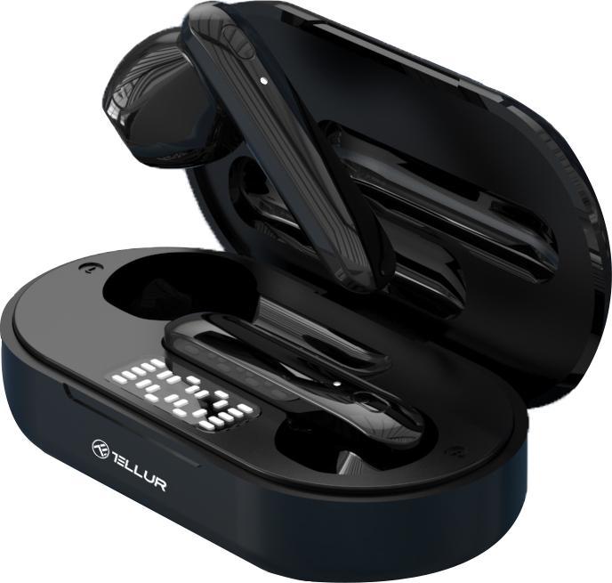 Produktbild Tellur Flip True Wireless Kopfhörer schwarz (120 h, Kabellos)