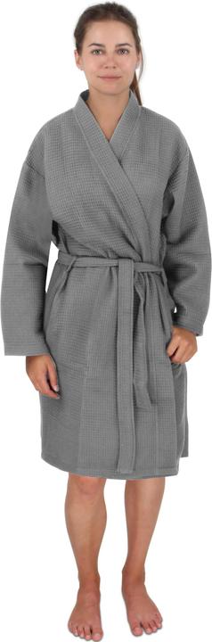 Actual product image Normani Ladies bathrobe with waffle piqué Kelin (S)