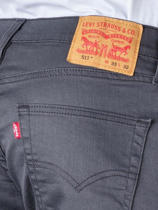 Produktbild Levis 511 Jeans Slim Fit grey / black 3d (W32/L30)