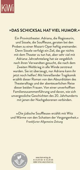 Produktbild Die jüdische Souffleuse (Deutsch, Adriana Altaras, 2020)