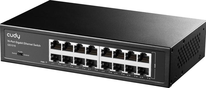 Produktbild Cudy GS1016 network switch Gigabit Ethernet (10/100/1000) Black (16 Ports)