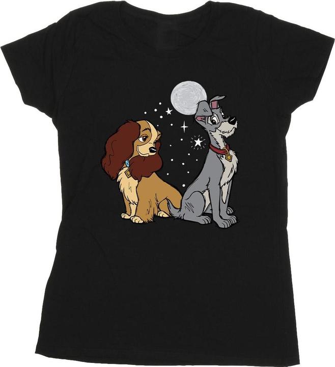 Immagine prodotto Disney Lady And The Tramp Moon Maglietta Donna (L)