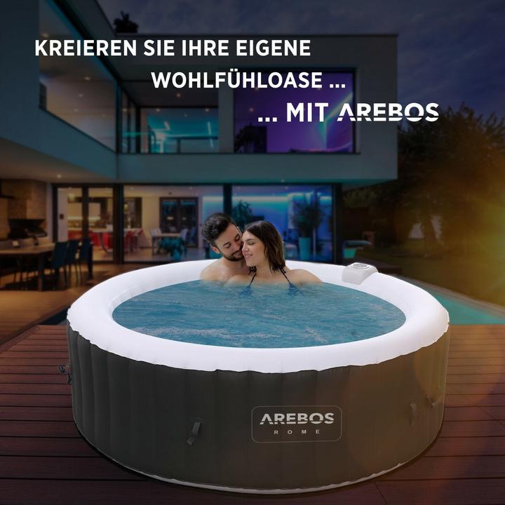 Produktbild Arebos Getränkehalter + 2x Nackenkissen für Spa Pools