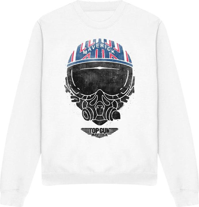 Actual product image Top Gun Unisex Adult Maverick Helmet Sweatshirt (M)