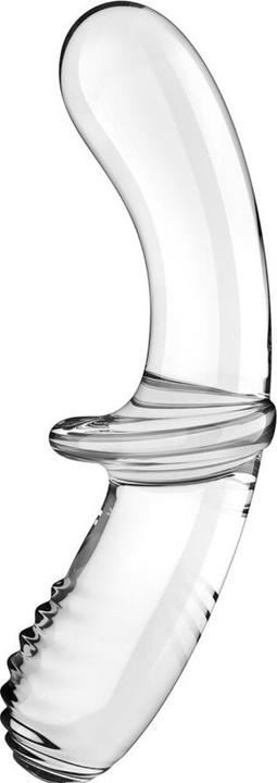 Actual product image Satisfyer Double Crystal Dildo Blue