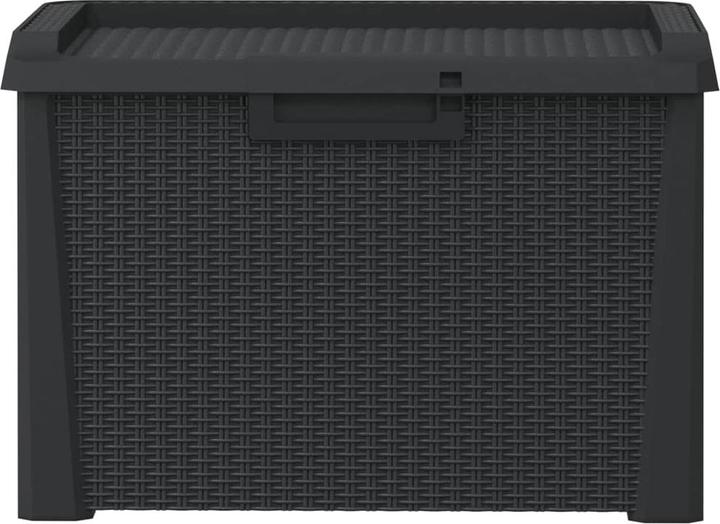 Produktbild VidaXL Gartentruhe Anthrazit 125 L PP,Farbe: Anthrazit,Material