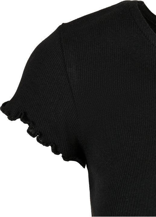 Image du produit Urban Classics Ladies Cropped Button Up Rib Tee (XL)