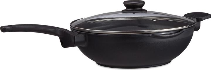 Produktbild Relaxdays Wokpfanne (30 cm, Wok Pfanne, Aluminiumguss)