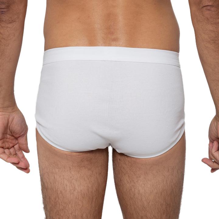 Produktbild Ammann 4er Pack Organic Cotton Feinripp Slip / Unterhose mit Eingriff (L, 4er Pack)
