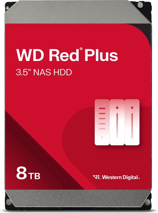 Actual product image WD Red Plus (8 TB, 3.5", CMR)