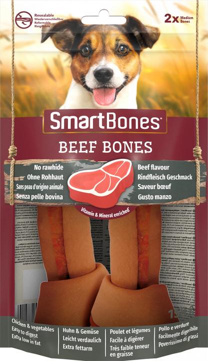 Produktbild SmartBones Beef Bones (Adult, 2 Stk., 126 g)